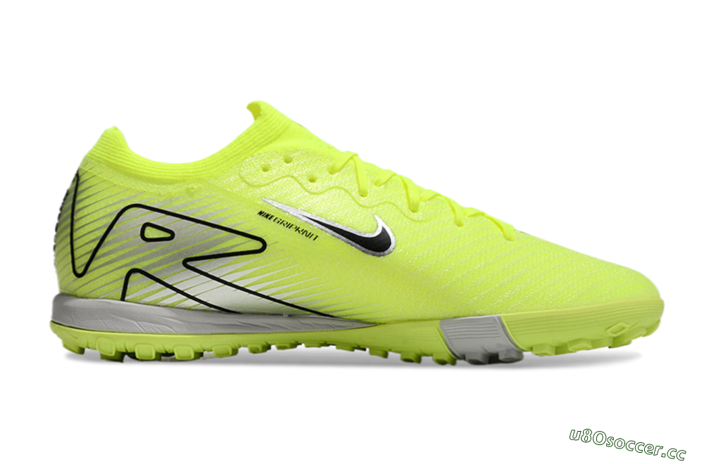 Men's Nike Air Zoom Mercurial Vapor 16 Elite TF Artificial Turf Low-Tops Football Shoes - Yellow/Black/White 6