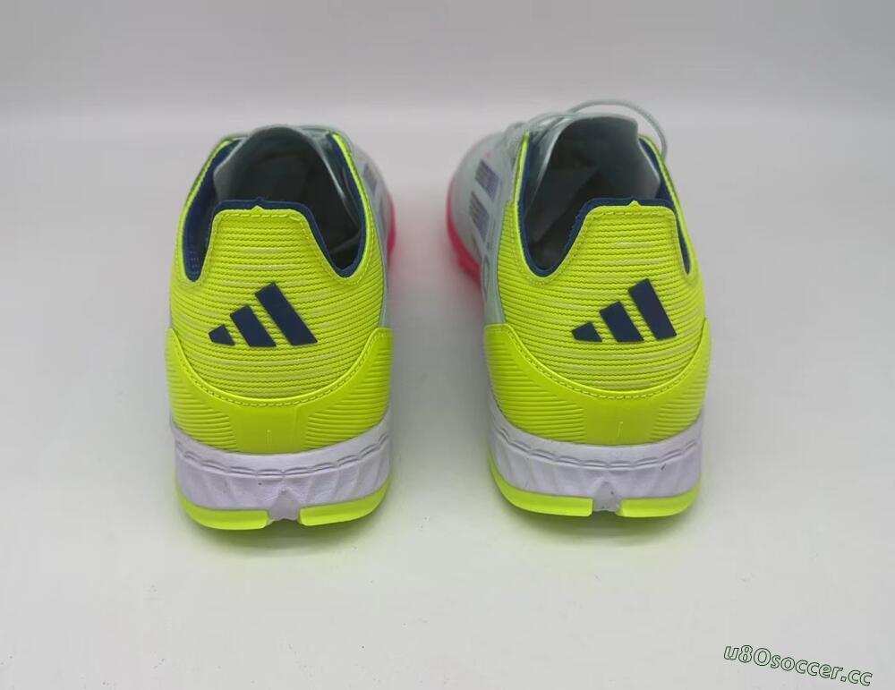 Men's Adidas F50 Pro TF Artificial Turf Low-Tops Football Shoes - Almost Blue/Semi Lucid Blue/Semi Solar Yellow