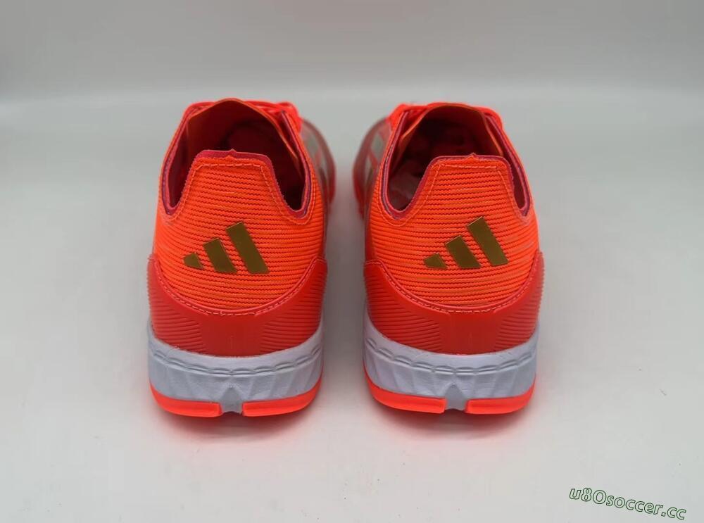Men's Adidas F50 Elite TF Artificial Turf Low-Tops Football Shoes - Red/Gold/White
