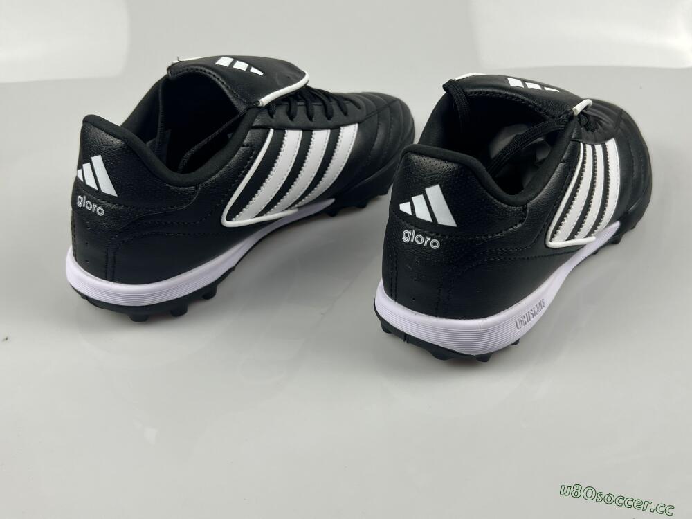 Men's Adidas Copa Gloro 2 TF Artificial Turf Low-Tops Football Shoes - Black/White