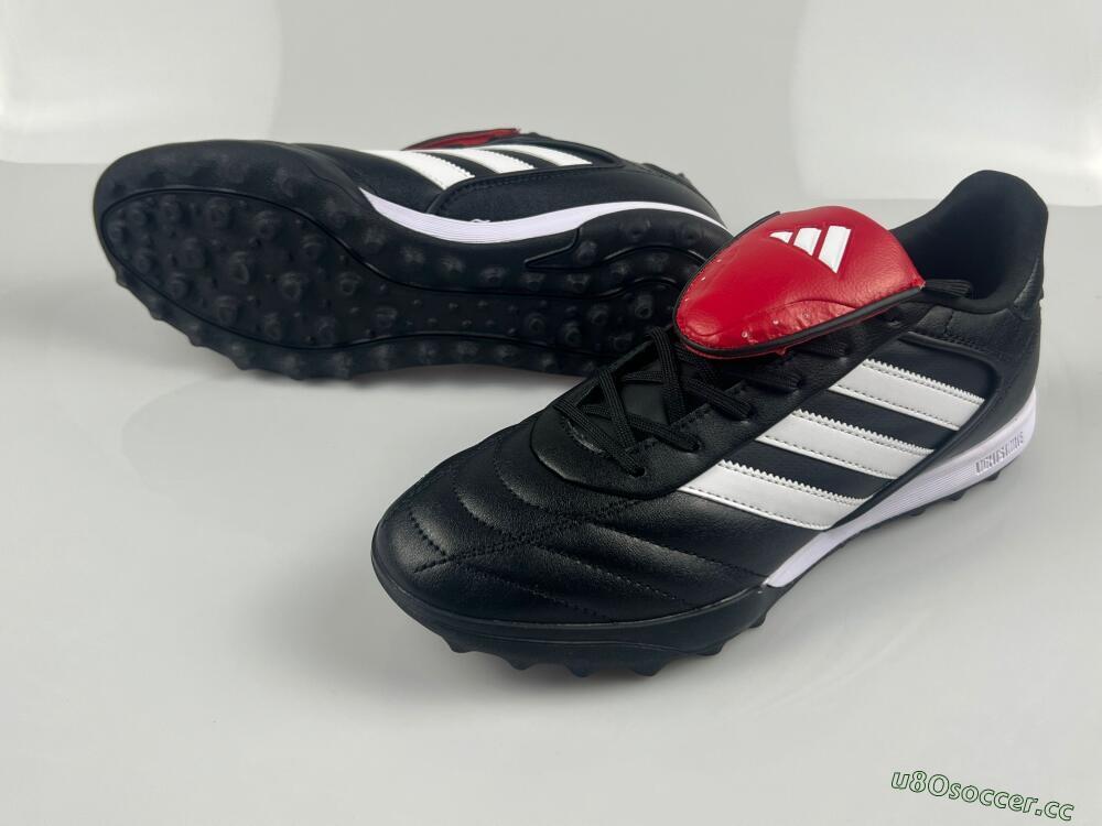 Men's Adidas Copa Gloro TF Artificial Turf Low-Tops Football Shoes - Black/White