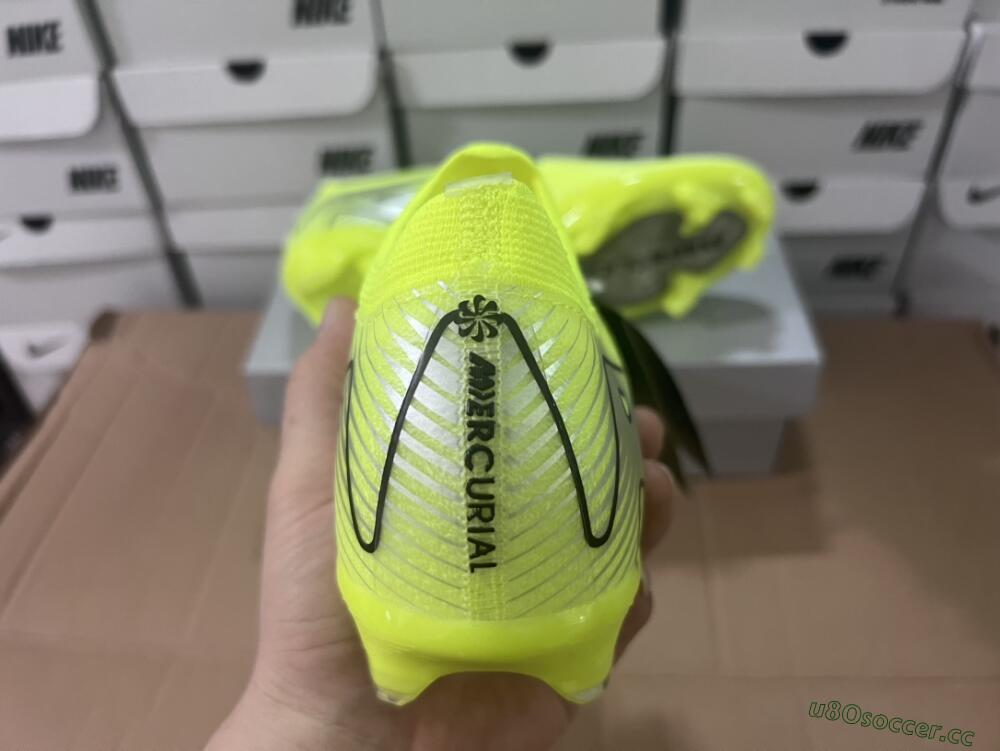 Men's Nike Air Zoom Mercurial Vapor 16 Elite FG Firm Ground Low-Tops Football Boots - Yellow/Black/Silver/Grey
