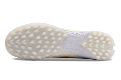 Unisex Adidas F50 Elite TF Artificial Turf Low-Tops Football Shoes - White/Gold
