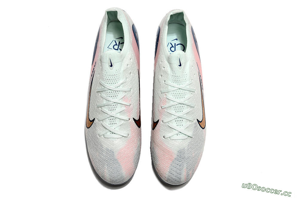 Unisex Nike Air Zoom Mercurial Vapor 16 Elite FG Firm Ground Low-Tops Football Boots - Jade/Gold/Pink/Blue 4