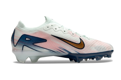 Unisex Nike Air Zoom Mercurial Vapor 16 Elite FG Firm Ground Low-Tops Football Boots - Jade/Gold/Pink/Blue