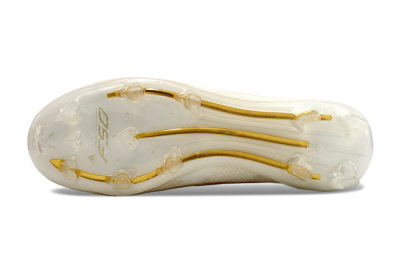 Unisex Adidas F50 Elite FG Firm Ground Low-Tops Football Boots - White/Gold