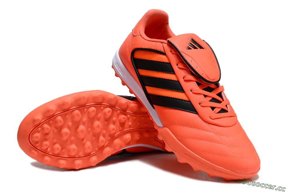 Men's Adidas Copa Gloro 2 TF Artificial Turf Low-Tops Football Shoes - Red/Black/White 3
