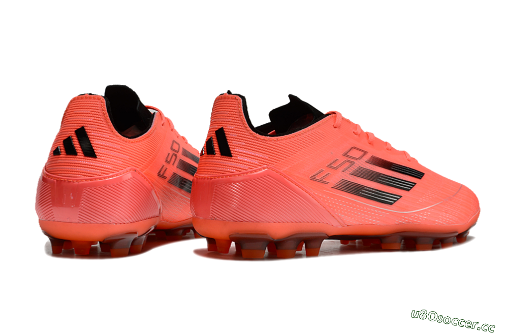 Men's Adidas F50 Elite AG Artificial Grass Low-Tops Football Boots - Red/Black/Silver 6