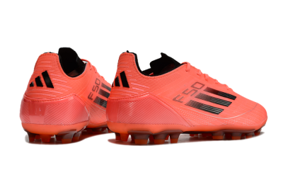 Men's Adidas F50 Elite AG Artificial Grass Low-Tops Football Boots - Red/Black/Silver