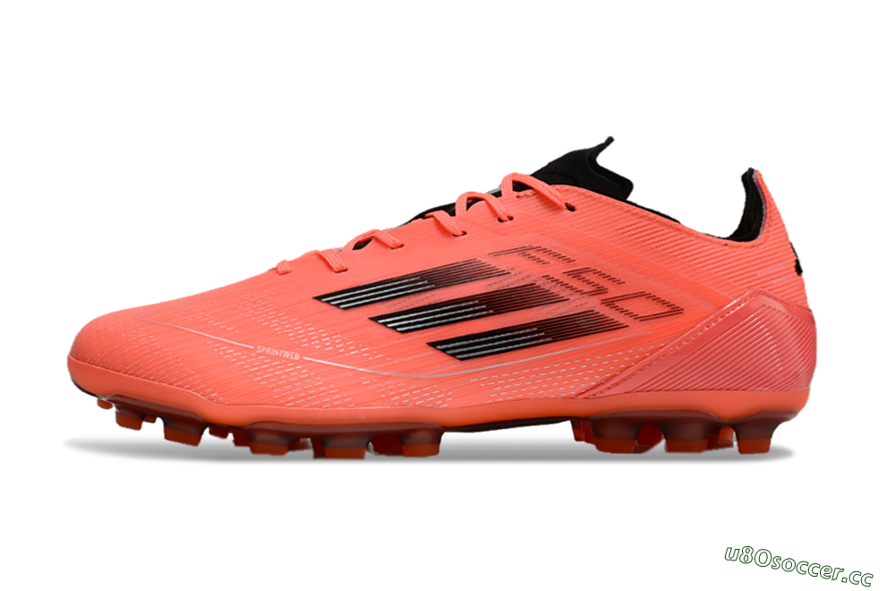 Men's Adidas F50 Elite AG Artificial Grass Low-Tops Football Boots - Red/Black/Silver 0