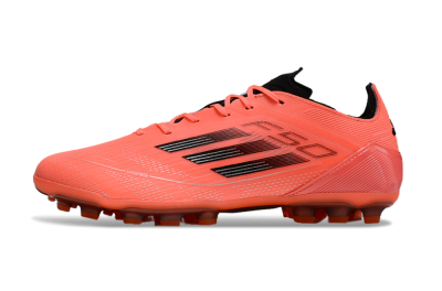 Men's Adidas F50 Elite AG Artificial Grass Low-Tops Football Boots - Red/Black/Silver