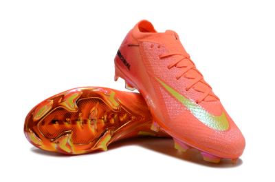 Unisex Nike Air Zoom Mercurial Vapor 15 Elite FG Firm Ground Low-Tops Football Boots - Red/Yellow/Black