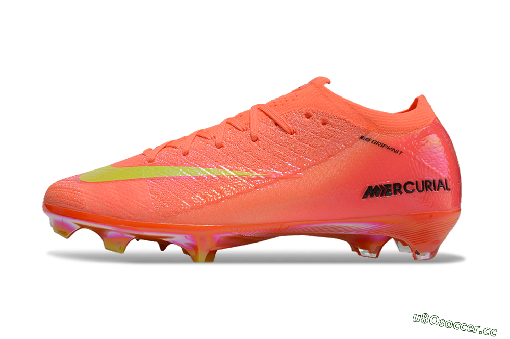 Unisex Nike Air Zoom Mercurial Vapor 15 Elite FG Firm Ground Low-Tops Football Boots - Red/Yellow/Black 0