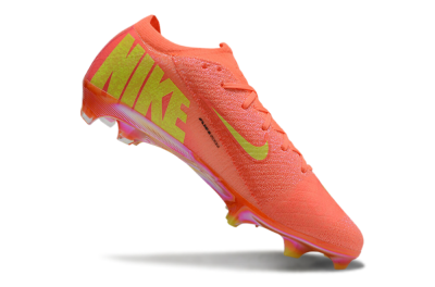 Unisex Nike Air Zoom Mercurial Vapor 15 Elite FG Firm Ground Low-Tops Football Boots - Red/Yellow/Black