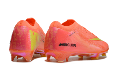 Unisex Nike Air Zoom Mercurial Vapor 15 Elite FG Firm Ground Low-Tops Football Boots - Red/Yellow/Black