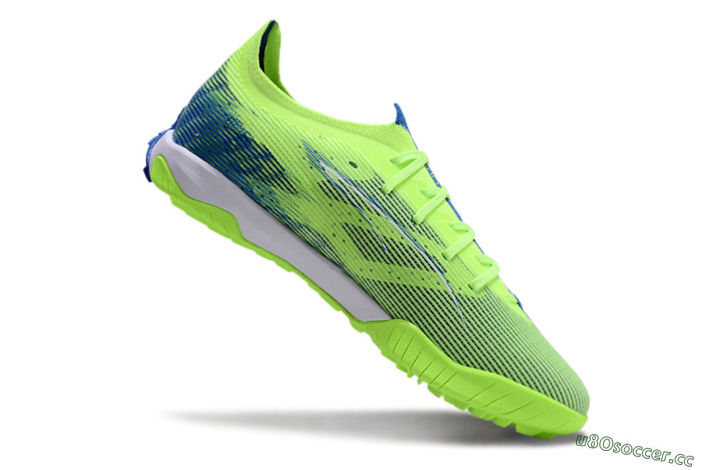 Men's Puma Ultra Ultimate TF Artificial Turf Low-Tops Football Shoes - Yellow/White/Blue 4