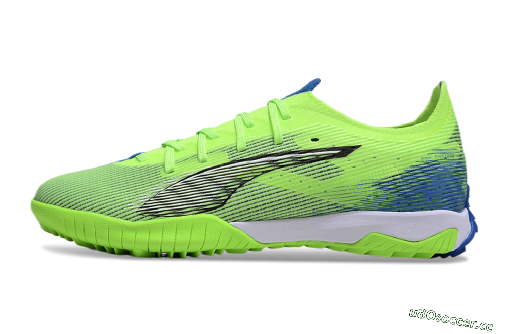 Men's Puma Ultra Ultimate TF Artificial Turf Low-Tops Football Shoes - Yellow/White/Blue 0