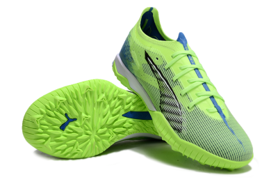Men's Puma Ultra Ultimate TF Artificial Turf Low-Tops Football Shoes - Yellow/White/Blue