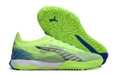 Men's Puma Ultra Ultimate TF Artificial Turf Low-Tops Football Shoes - Yellow/White/Blue