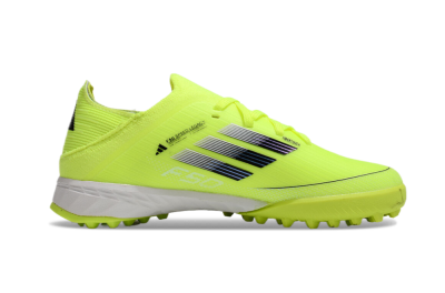 Kids Adidas F50 Elite TF Artificial Turf Low-Tops Football Shoes - Yellow/Black/White
