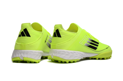 Kids Adidas F50 Elite TF Artificial Turf Low-Tops Football Shoes - Yellow/Black/White