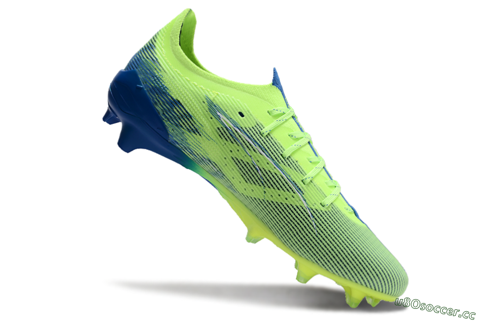 Men's Puma Ultra Ultimate FG Firm Ground Low-Tops Football Boots - Yellow/White/Blue 4