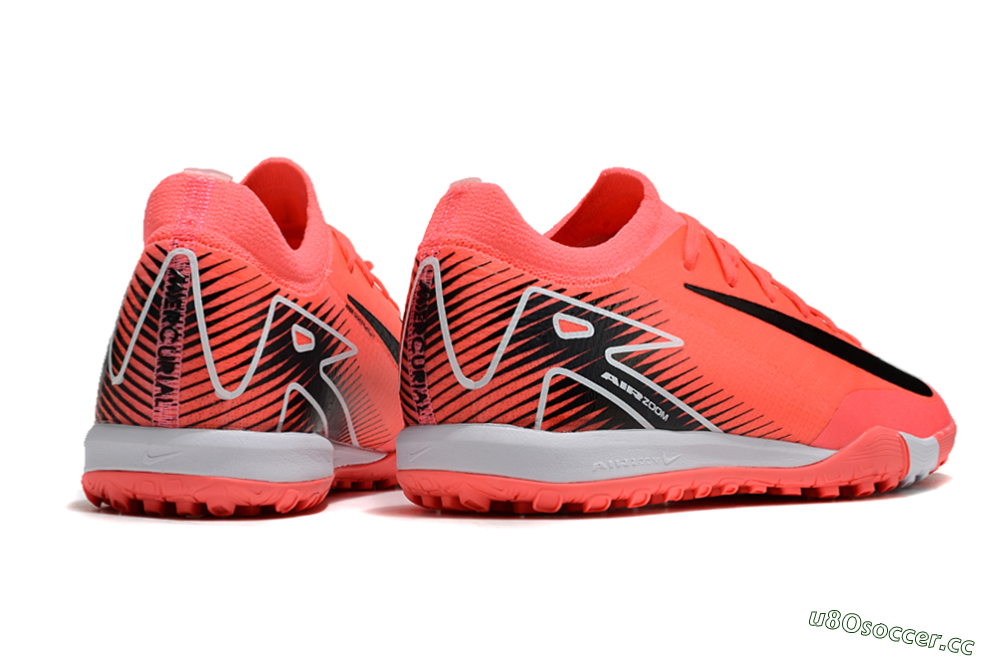 Unisex Nike Air Zoom Mercurial Vapor 16 Elite TF Artificial Turf Low-Tops Football Shoes - Red/Black/White 6