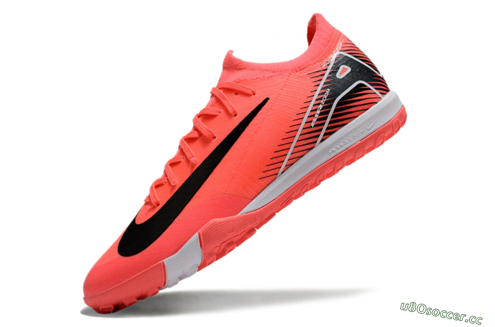 Unisex Nike Air Zoom Mercurial Vapor 16 Elite TF Artificial Turf Low-Tops Football Shoes - Red/Black/White 5