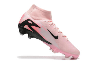Men's Nike Air Zoom Mercurial Superfly 10 Elite FG Firm Ground High-Tops Football Boots - Pink/Black