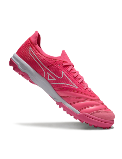 Men's Mizuno Morelia Neo Sala TF Artificial Turf Low-Tops Football Shoes - Pink/White
