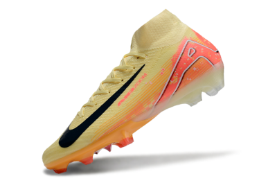 Men's Nike Air Zoom Mercurial Superfly 10 Elite FG Firm Ground High-Tops Football Boots - Yellow/Red/Black