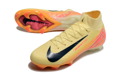 Men's Nike Air Zoom Mercurial Superfly 10 Elite FG Firm Ground High-Tops Football Boots - Yellow/Red/Black