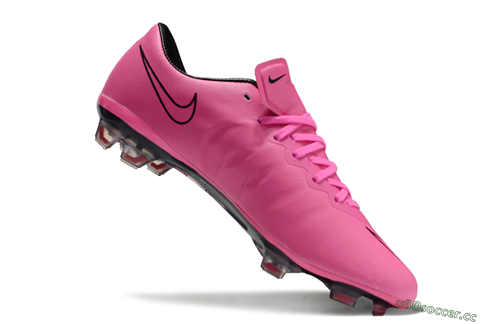 Men's Nike Mercurial Vapor 10 FG Firm Ground Low-Tops Football Boots - Pink/Black 4