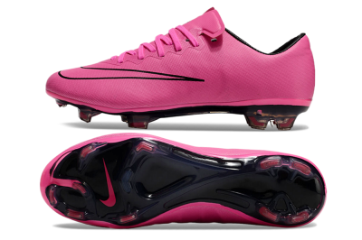 Men's Nike Mercurial Vapor 10 FG Firm Ground Low-Tops Football Boots - Pink/Black