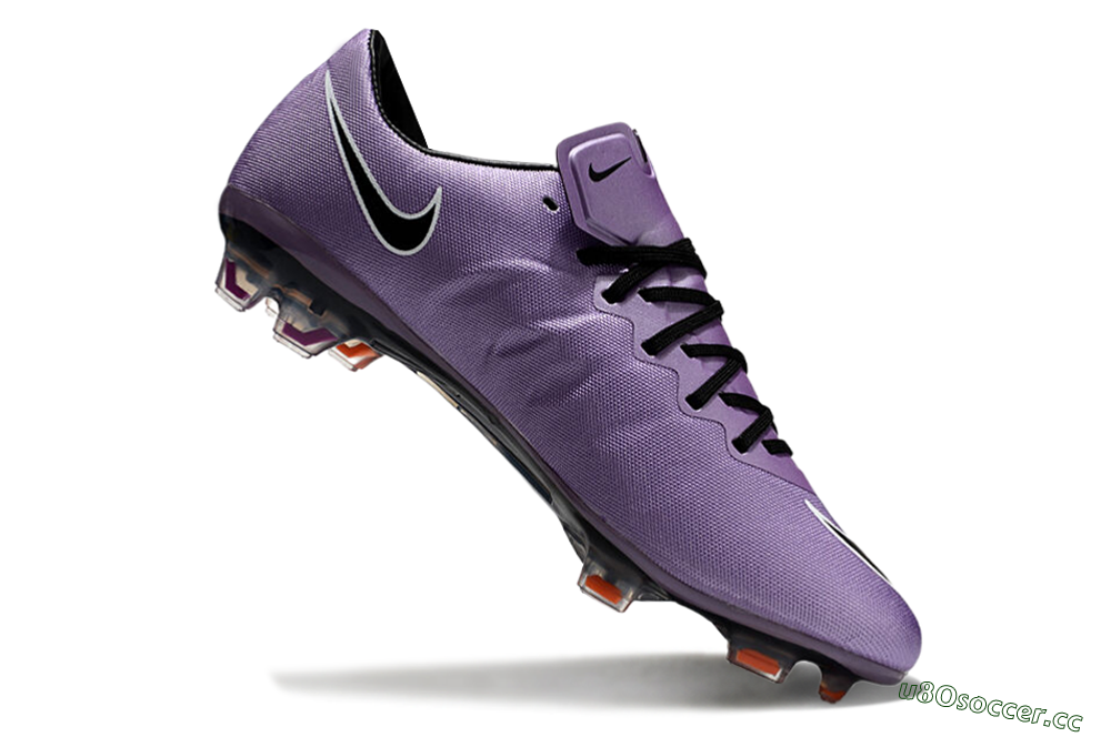 Men's Nike Mercurial Vapor 10 FG Firm Ground Low-Tops Football Boots - Purple/Black/White 4