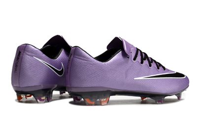 Men's Nike Mercurial Vapor 10 FG Firm Ground Low-Tops Football Boots - Purple/Black/White