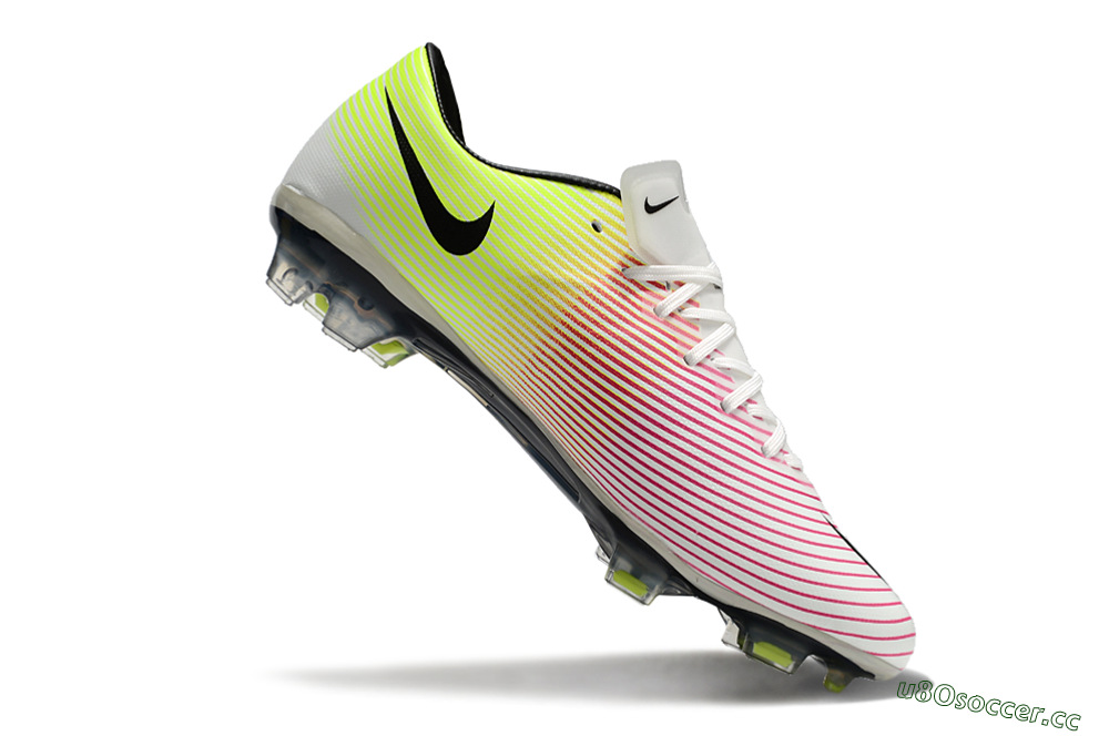 Men's Nike Mercurial Vapor 10 FG Firm Ground Low-Tops Football Boots - Red/Black/Yellow 4