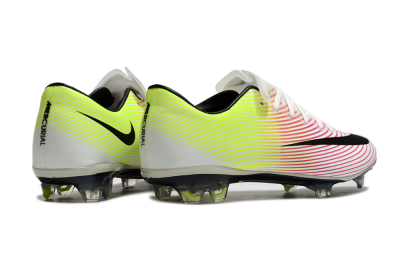Men's Nike Mercurial Vapor 10 FG Firm Ground Low-Tops Football Boots - Red/Black/Yellow