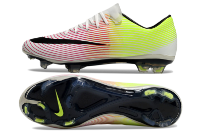 Men's Nike Mercurial Vapor 10 FG Firm Ground Low-Tops Football Boots - Red/Black/Yellow