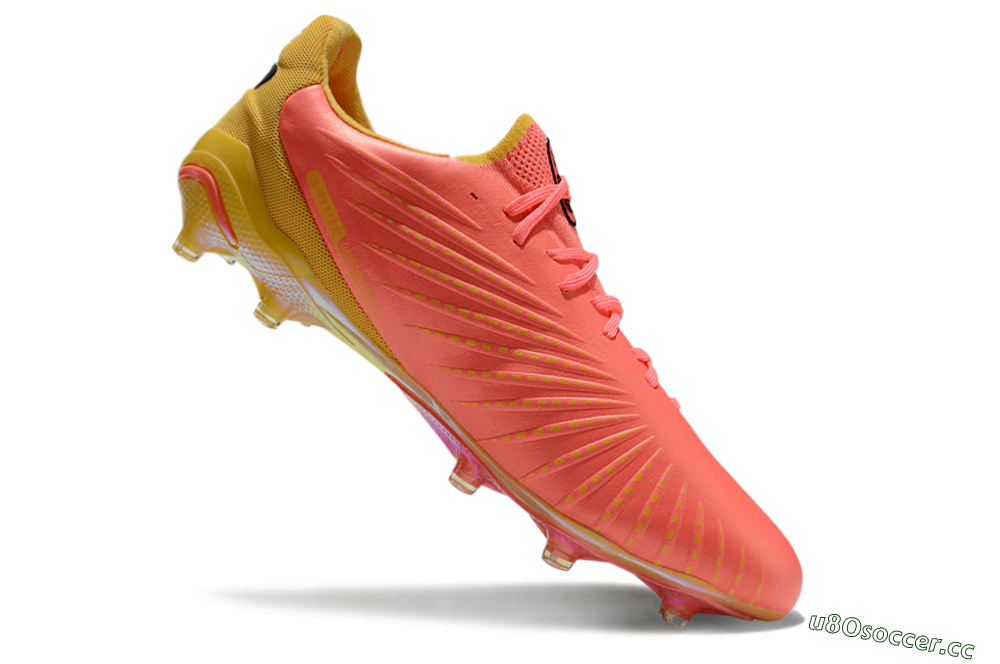 Men's Puma Ultra Ultimate FG Firm Ground Low-Tops Football Boots - Red/Black/Yellow 4