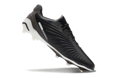 Men's Puma Ultra Ultimate FG Firm Ground Low-Tops Football Boots - Black/White/Grey