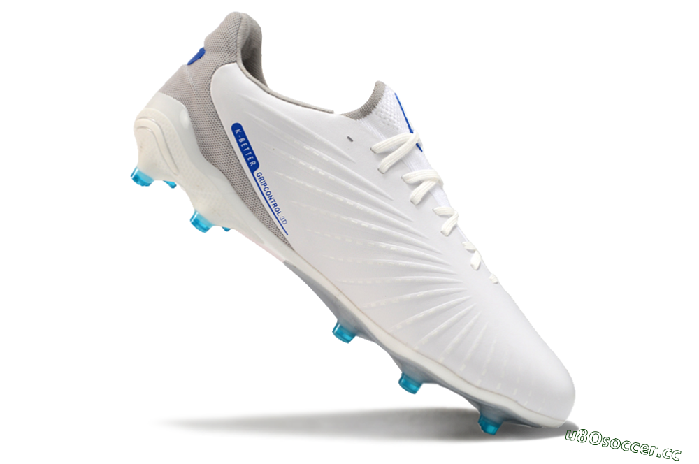Men's Puma Ultra Ultimate FG Firm Ground Low-Tops Football Boots - White/Blue/Red 4