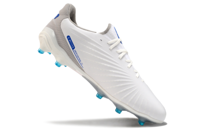 Men's Puma Ultra Ultimate FG Firm Ground Low-Tops Football Boots - White/Blue/Red