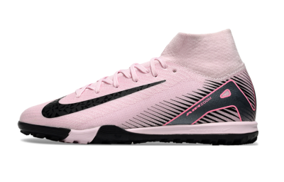 Men's Nike Air Zoom Mercurial Superfly 10 Elite TF Artificial Turf High-Tops Football Shoes - Pink/Black