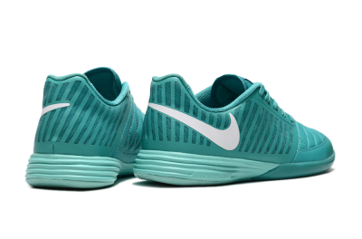 Men's Nike Lunar Gato 2 IC Indoor & Futsal Low-Tops Football Shoes - Jade/White