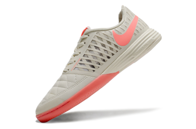 Men's Nike Lunar Gato 2 IC Indoor & Futsal Low-Tops Football Shoes - Beige/Pink