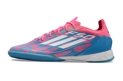 Men's Adidas F50 Pro IC Indoor & Futsal Low-Tops Football Shoes - Blue/Red/White