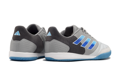 Men's Adidas Top Sala Competition IC Indoor & Futsal Low-Tops Football Shoes - Grey/Blue/White