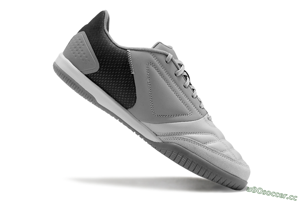 Men's Adidas Top Sala Competition IC Indoor & Futsal Low-Tops Football Shoes - Grey/Blue/White 4