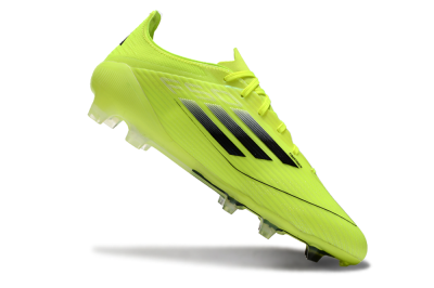 Men's Adidas F50 Elite FG Firm Ground Low-Tops Football Boots - Yellow/Black